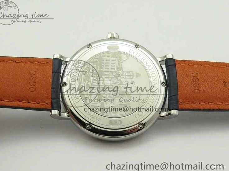 MIROTIME 0324 Portofino Automatic SS FKF 1:1 Best Edition Blue Dial on Blue Leather Strap A Cozy 7133